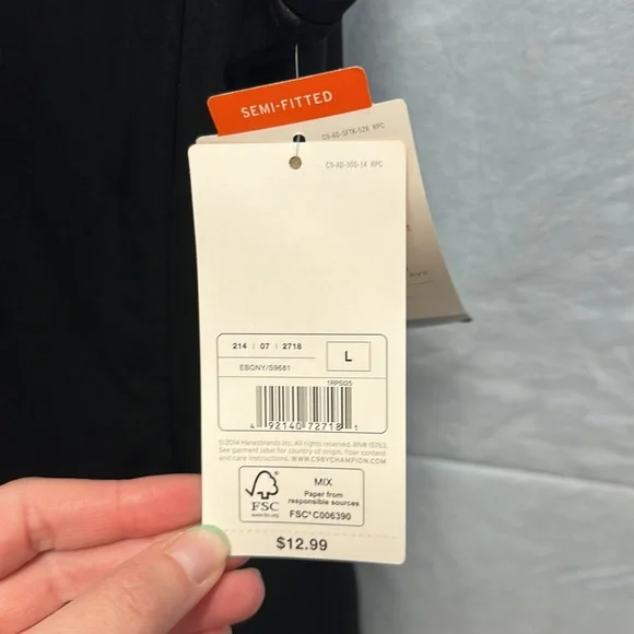 C9 by Champion black workout tank top, size L, new with tags, never worn - Picture 4 of 6